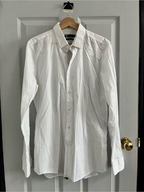 LE 31 // White Formal Button-up Shirt // Size 16R
